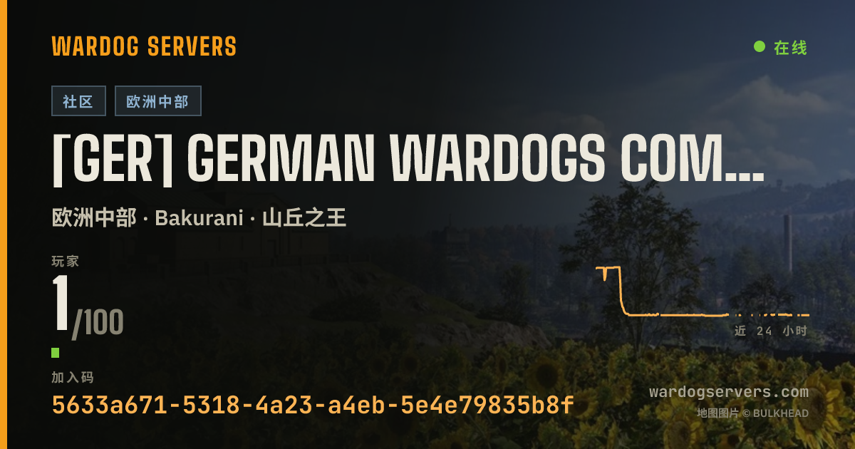 [GER] German Wardogs Community | Infanterie | 2 | discord.gg/gwd 的实时状态横幅