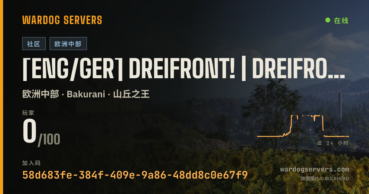 [ENG/GER] DREIFRONT! | dreifront.de/discord 的实时状态横幅