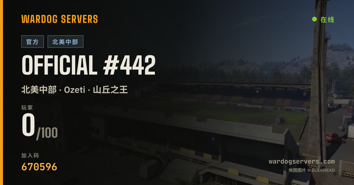 Official #442 的实时状态横幅