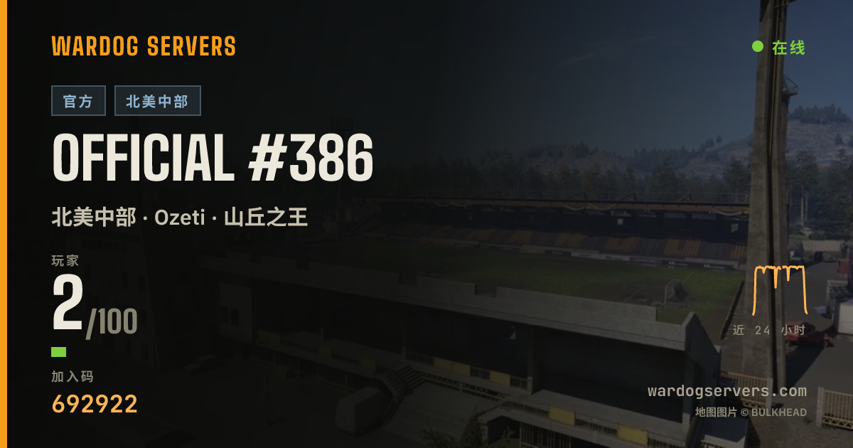 Official #386 的实时状态横幅