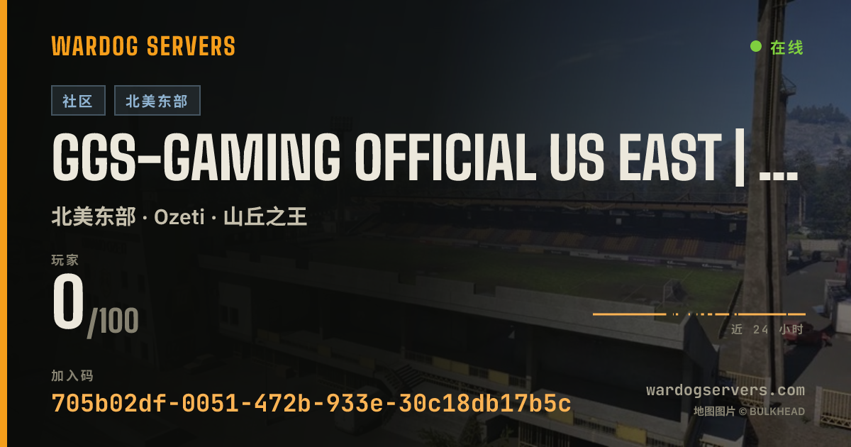 GGS-Gaming Official US EAST | discord.gg/ggs-gaming-hub 的实时状态横幅