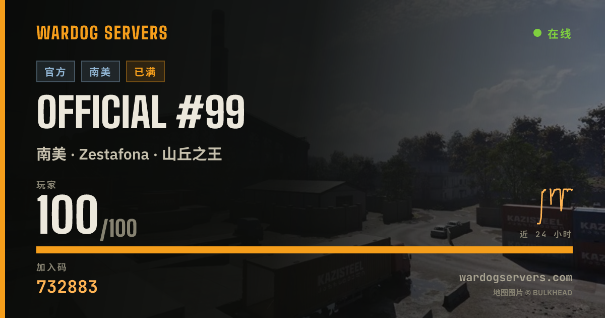 Official #99 的实时状态横幅