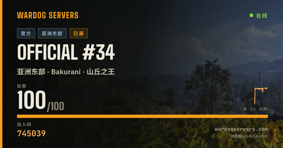 Official #34 的实时状态横幅