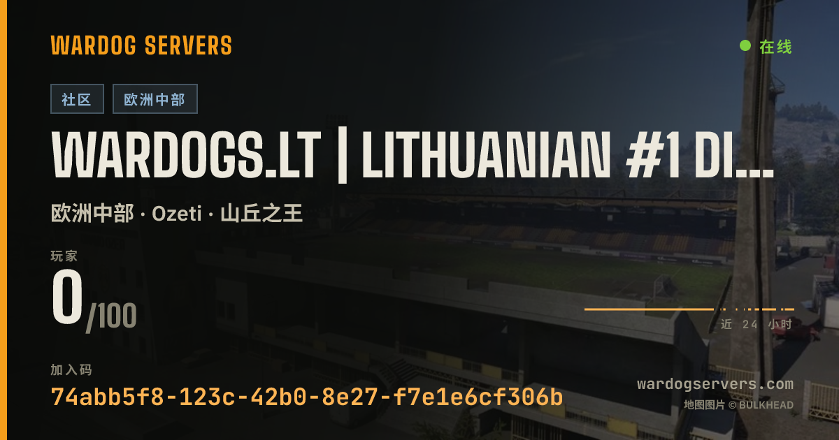 WARDOGS.LT | LITHUANIAN #1 discord.gg/wardogslietuva 的实时状态横幅
