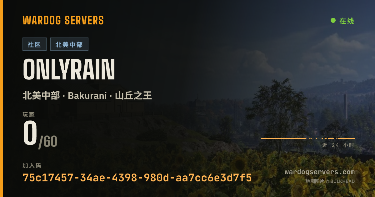 OnlyRain 的实时状态横幅