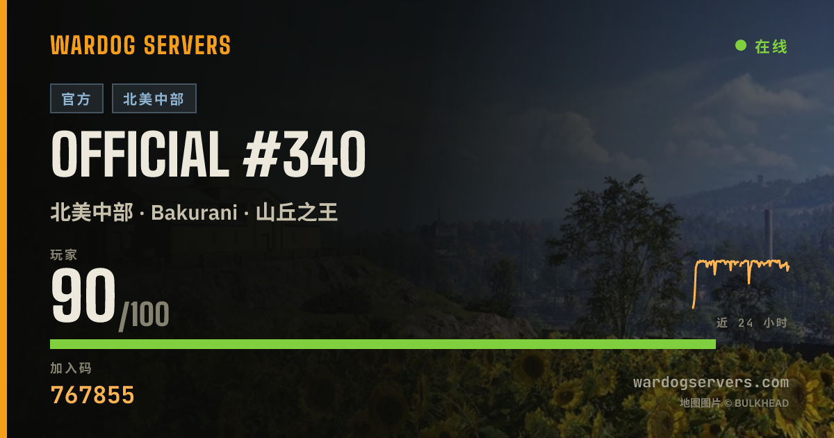 Official #340 的实时状态横幅