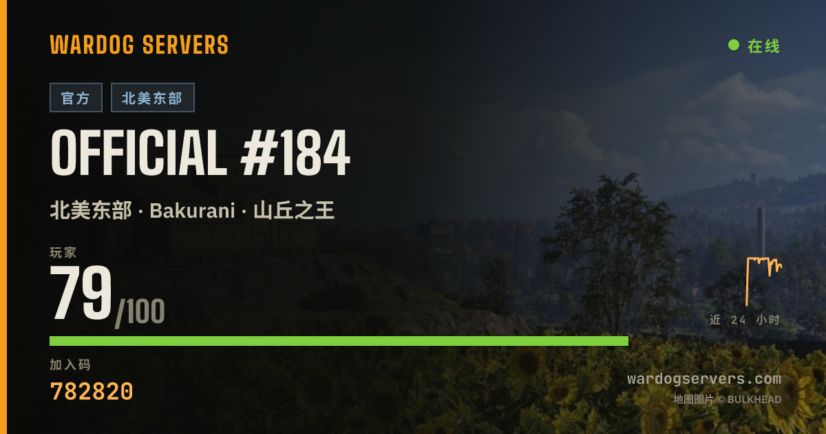 Official #184 的实时状态横幅