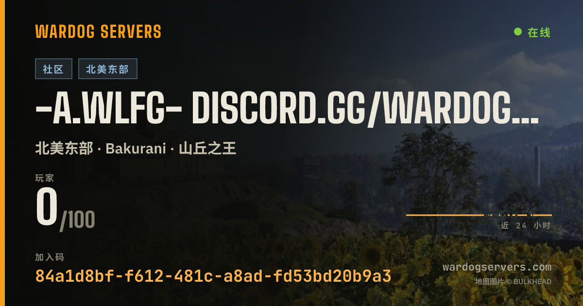 -A.WLFG- discord.gg/WardogsLFGHub | Map Vote 的实时状态横幅
