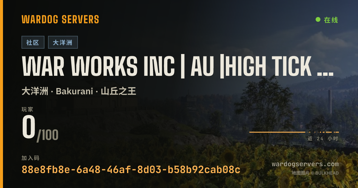 War Works Inc | AU |High Tick Rate 的实时状态横幅