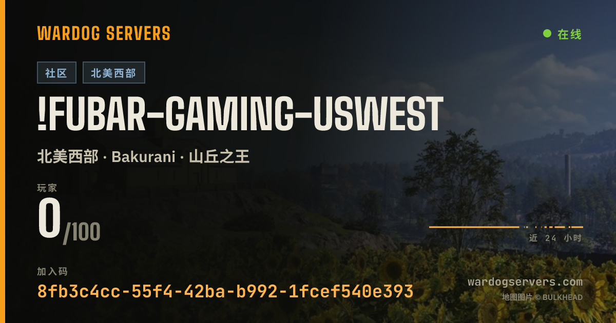 !FUBAR-Gaming-USWEST 的实时状态横幅