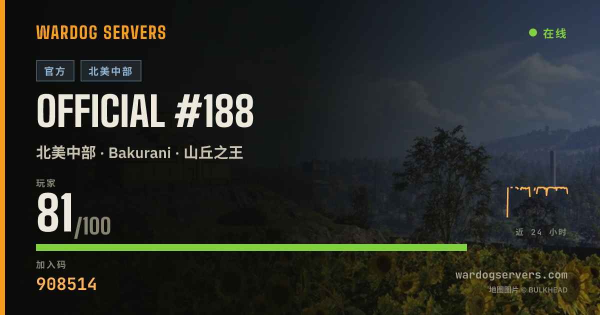 Official #188 的实时状态横幅
