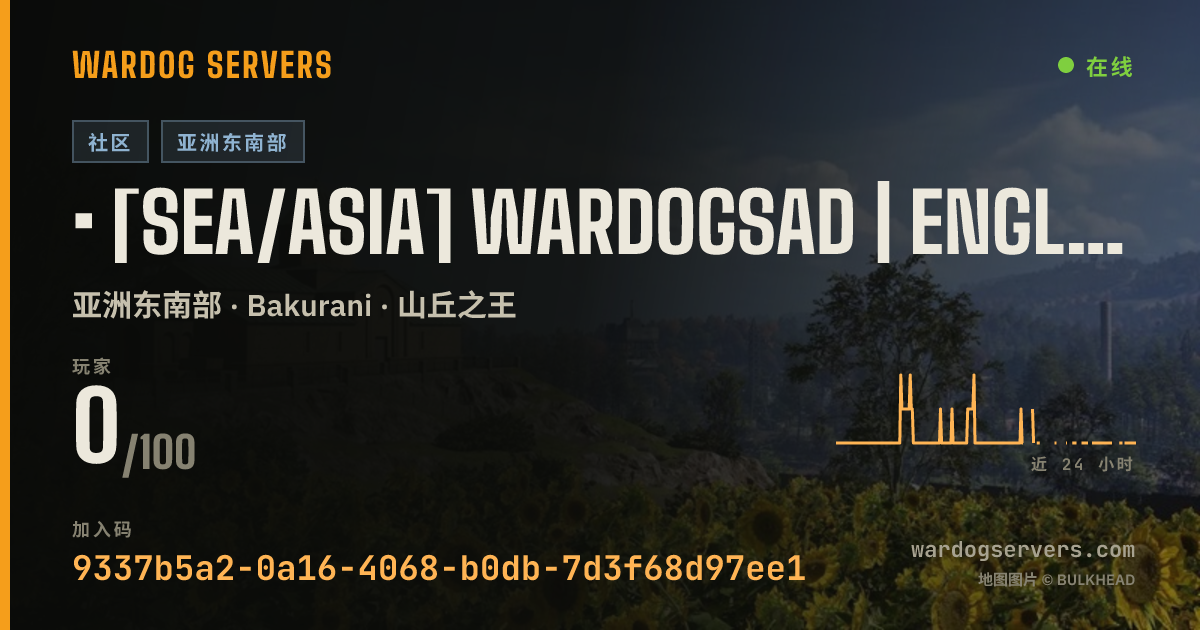 • [SEA/ASIA] WardogsAD | English/中文 | Active Admins | Casual 的实时状态横幅