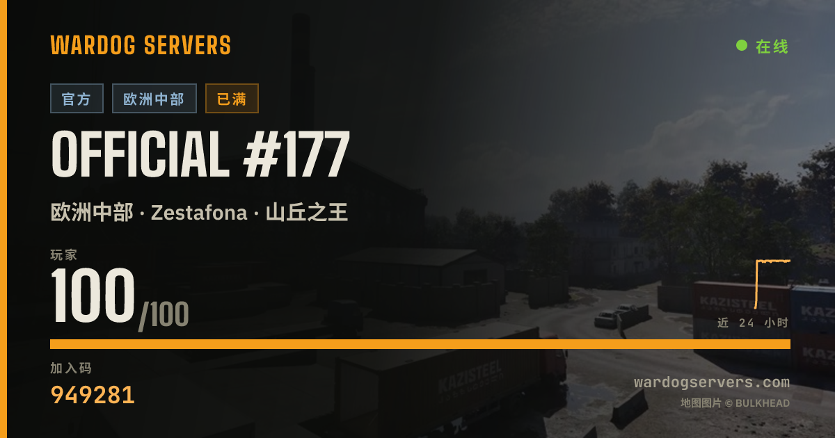 Official #177 的实时状态横幅