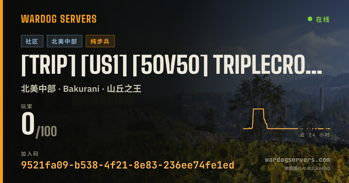[TRIP] [US1] [50v50] triplecrown.gg | LIVE LEADERBOARD 的实时状态横幅