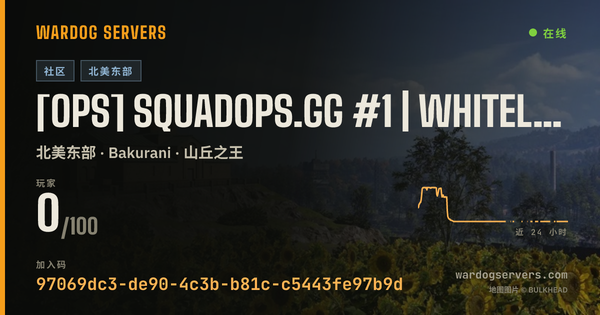 [Ops] SquadOps.gg #1 | Whitelist Available | Discord.gg/SquadOps 的实时状态横幅