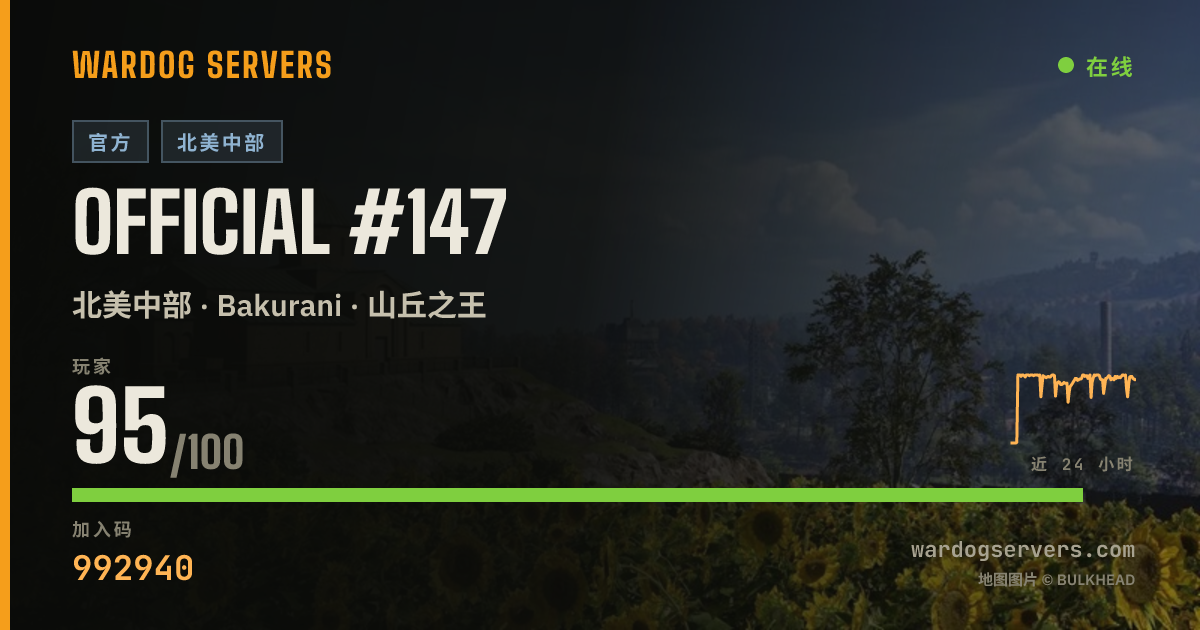 Official #147 的实时状态横幅