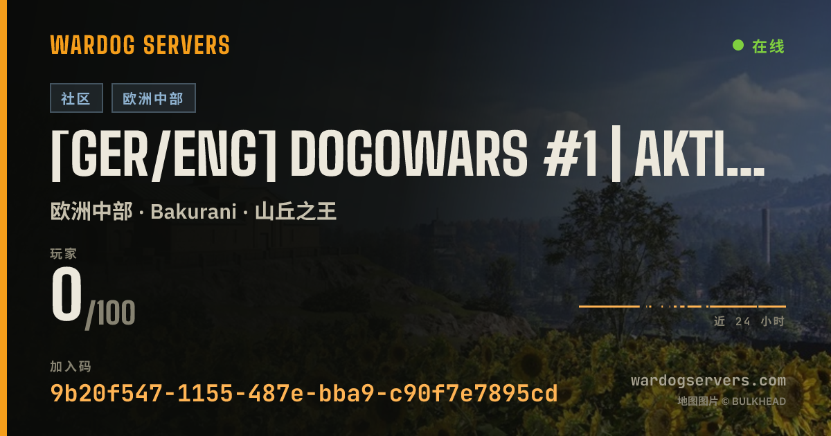 [GER/ENG] DOGOWARS #1 | Aktive Admins | discord.gg/dogowars 的实时状态横幅