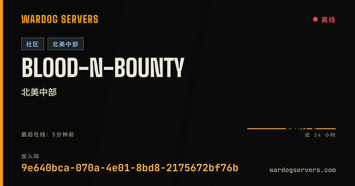 BLOOD-N-BOUNTY 的实时状态横幅