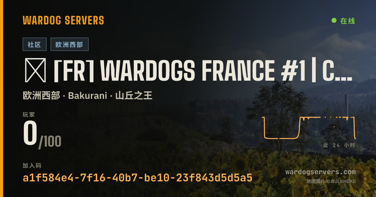 ⁂ [FR] WARDOGS FRANCE #1 | CLASSIQUE [WDFR] 的实时状态横幅