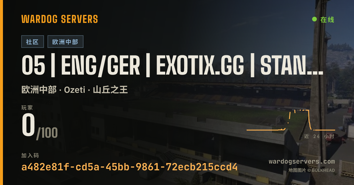 05 | ENG/GER | EXOTIX.GG | STANDARD FAST | 00-00-00 的实时状态横幅