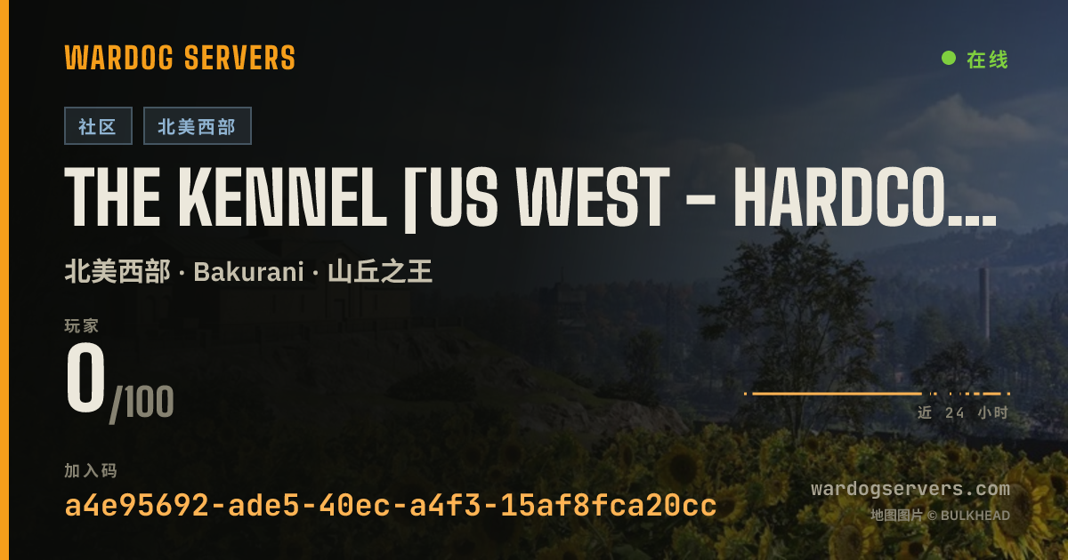 The Kennel [US WEST - Hardcore - 24s Tickrate] - RNG Gaming 的实时状态横幅