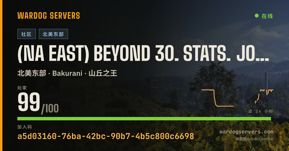 (NA EAST) BEYOND 30. Stats. Join age 30+ group: discord.gg/B30 的实时状态横幅