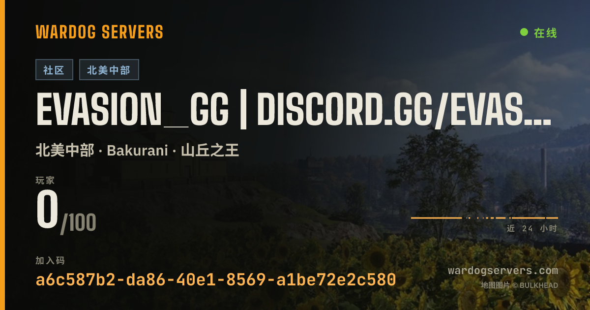 EVASION_GG | Discord.gg/Evasion 的实时状态横幅