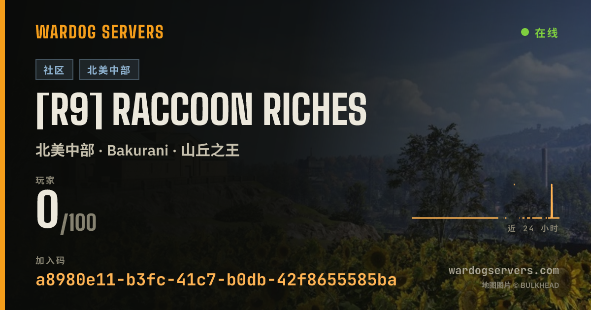 [R9] Raccoon Riches 的实时状态横幅