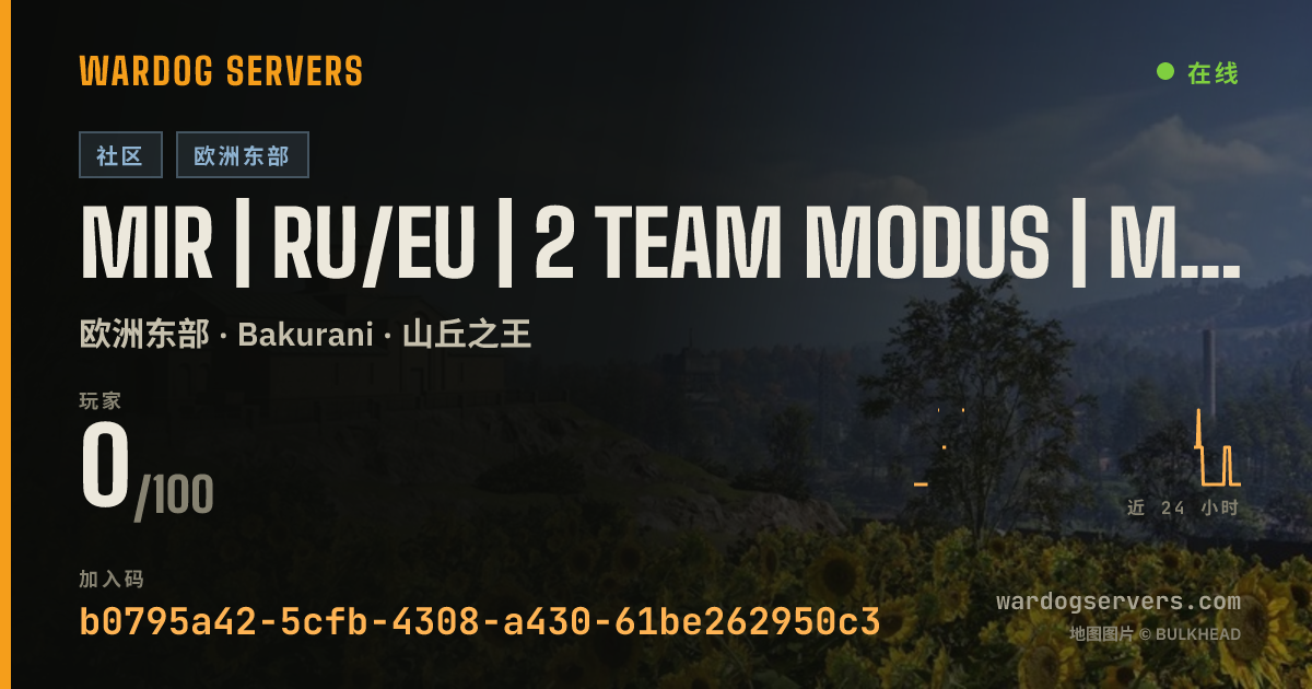 MIR | RU/EU | 2 Team Modus | MAX Cash | Добро пожаловать в MIR 的实时状态横幅