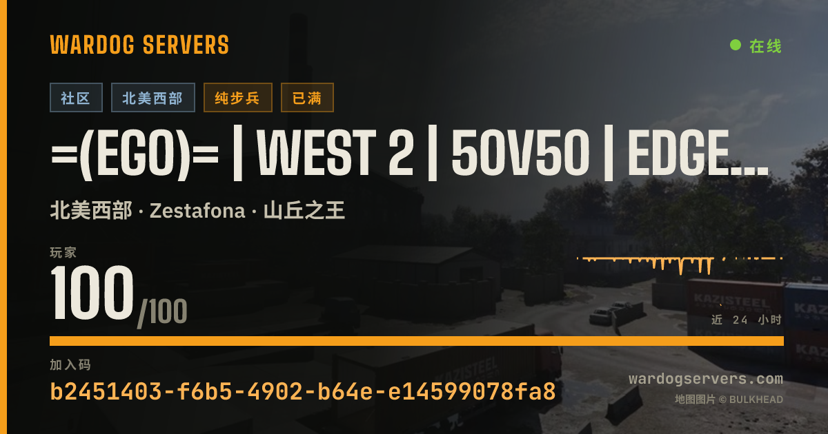 =(eGO)= | WEST 2 | 50v50 | EdgeGamers.com 的实时状态横幅