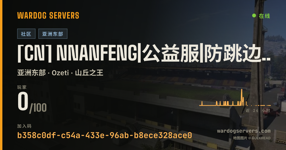 [CN] NNanfeng|公益服|防跳边|外挂秒T|暖服送白名单|Q群1040796259 KD战绩查询 招OP 的实时状态横幅