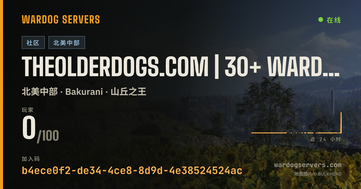 TheOlderDogs.com | 30+ Wardogs Gaming Community | Join Us | 的实时状态横幅