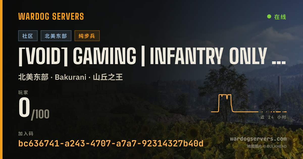 [VOID] Gaming | Infantry Only | Persistent Stats: voidgaming.org 的实时状态横幅