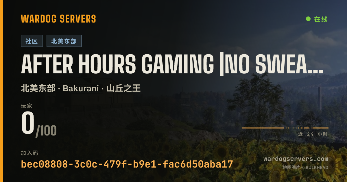 AFTER HOURS Gaming |no sweat gaming | no GL heil 的实时状态横幅