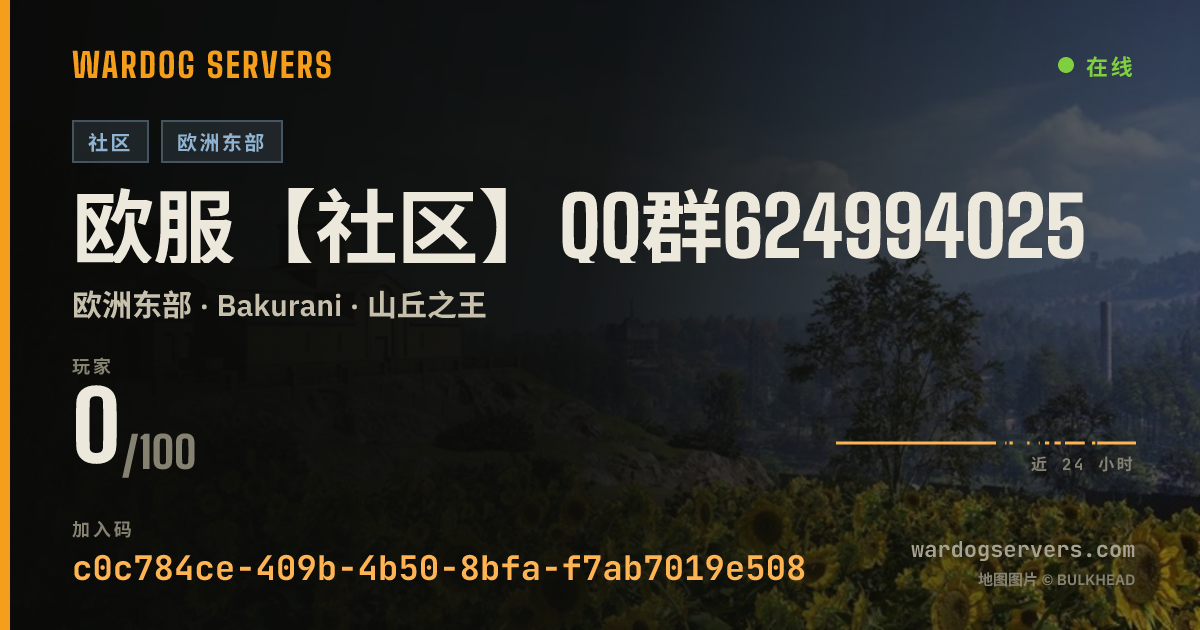欧服【社区】QQ群624994025 的实时状态横幅