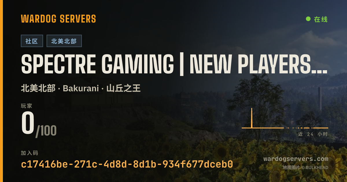 Spectre Gaming | New Players | discord.gg/spectregg 的实时状态横幅