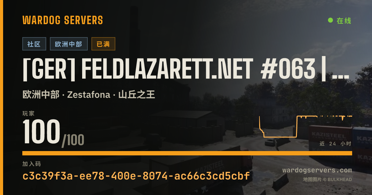 [GER] Feldlazarett.net #063 | Only-Newbies | 6-18-42 的实时状态横幅
