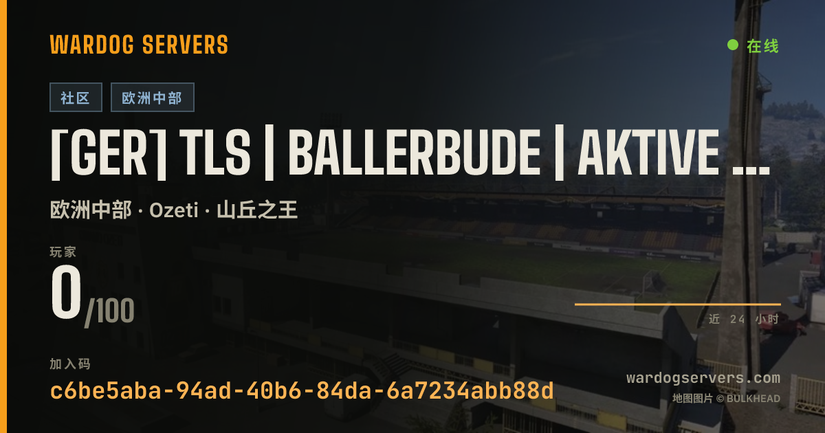 [GER] TLS | BallerBude | Aktive Admins 的实时状态横幅