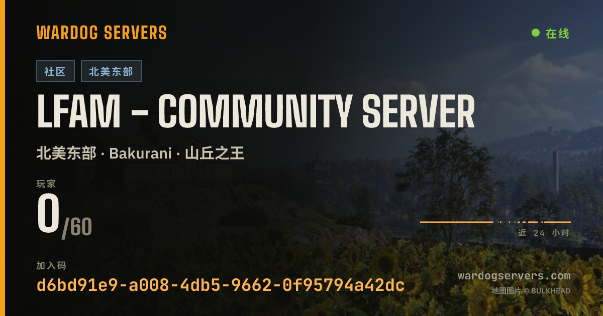 LFAM - Community Server 的实时状态横幅