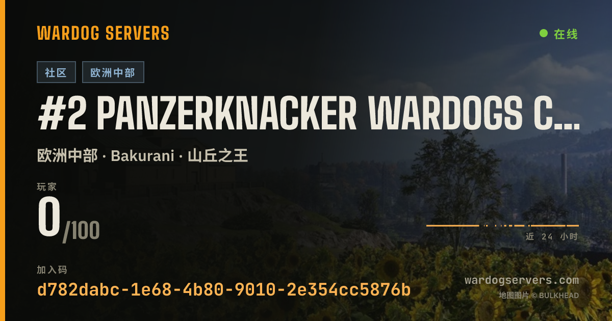 #2 Panzerknacker Wardogs Community | [GER] 的实时状态横幅