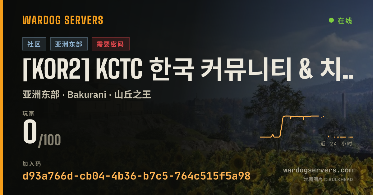 [KOR2] KCTC 한국 커뮤니티 & 치지직☆ & PW : KCTC 디코 / 문의 : crazy_food 的实时状态横幅