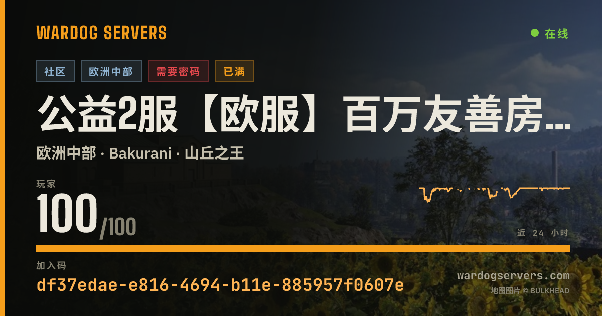 公益2服【欧服】百万友善房-百倍收益-QQ群：540851 的实时状态横幅