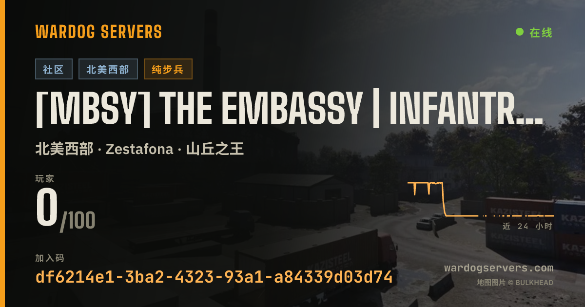 [MBSY] The Embassy | INFANTRY ONLY 的实时状态横幅