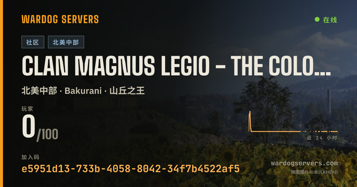 Clan Magnus Legio - THE COLOSSEUM - discord.gg/cml 的实时状态横幅