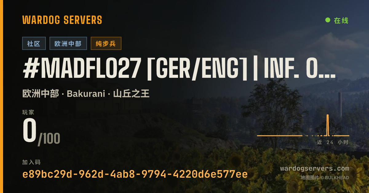 #MADFLO27 [GER/ENG] | INF. ONLY Extra $ +XP 的实时状态横幅