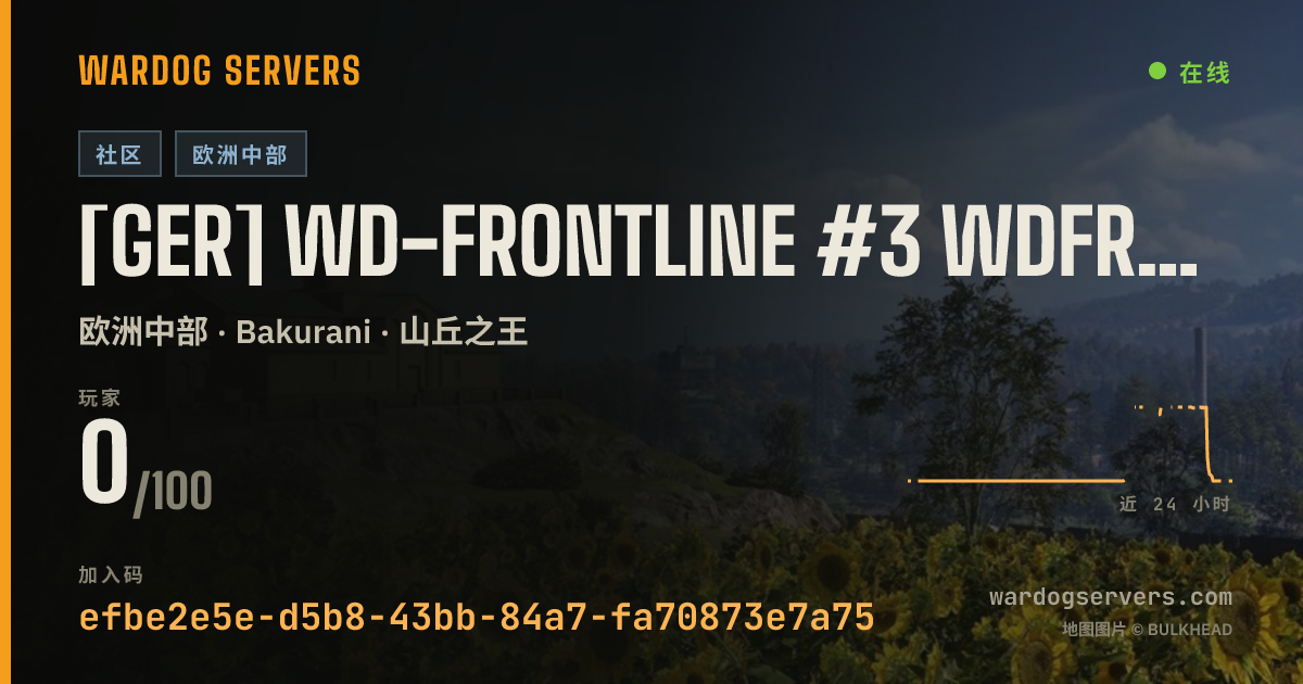 [GER] WD-Frontline #3 wdfrontline.com by XRealm 的实时状态横幅