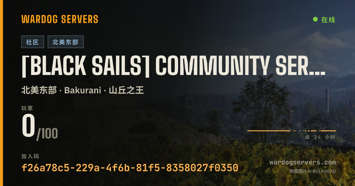 [Black Sails] Community Server NA East #2 的实时状态横幅
