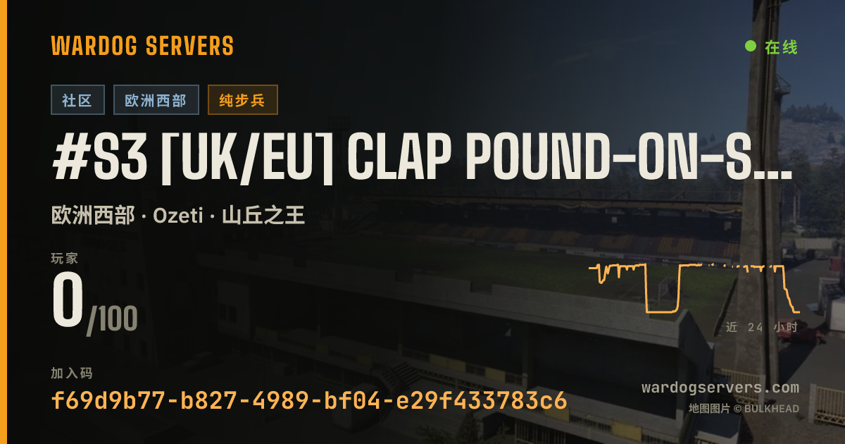 #S3 [UK/EU] Clap Pound-on-Sea | 50/50 | S3 的实时状态横幅
