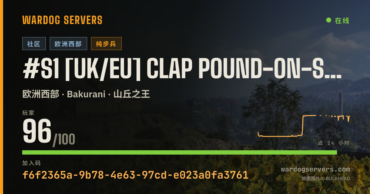 #S1 [UK/EU] Clap Pound-on-Sea | 50/50 | S1 的实时状态横幅