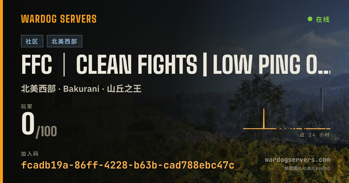 FFC｜CLEAN FIGHTS | LOW PING ONLY | 的实时状态横幅